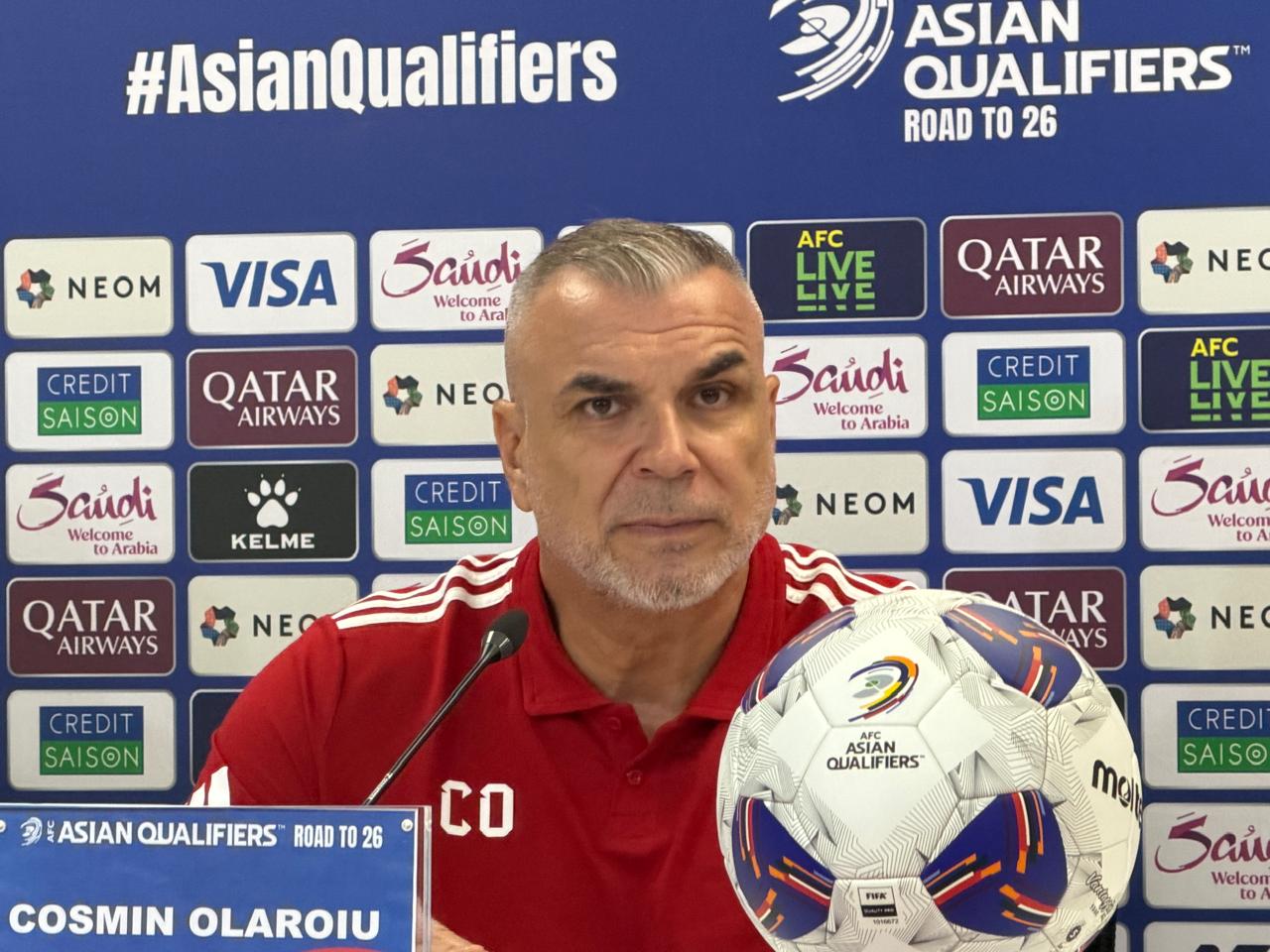 أولارويو: الندم على عدم التأهل المباشر لكأس العالم يمنحنا الدافع للفوز على العراق